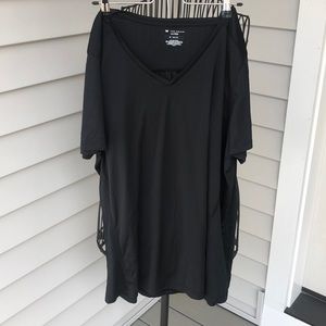 Black Active Short Sleeve Top